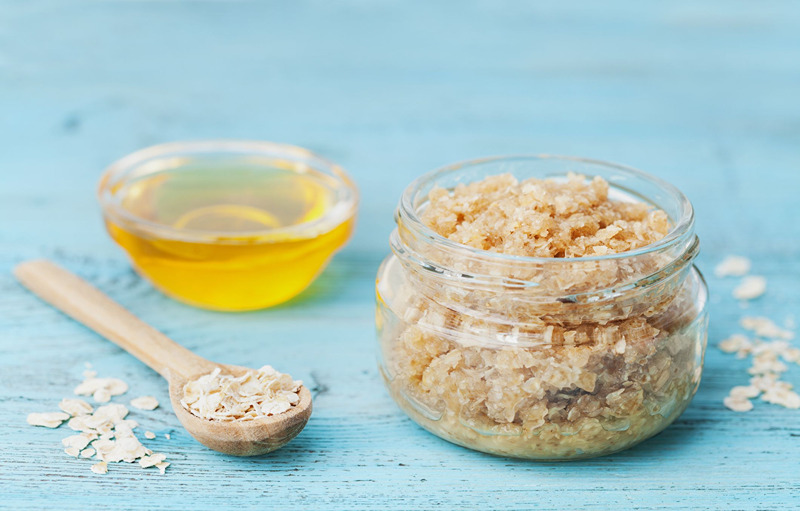 Skin Exfoliation With Homemade Scrub!